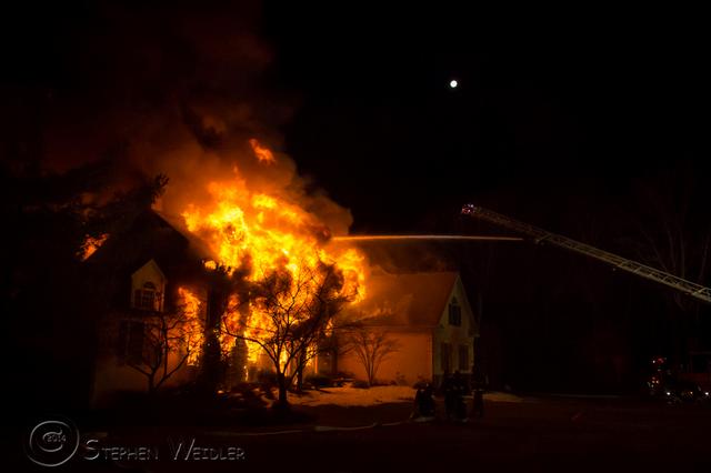 House Fire - James Heckler Rd. - Lower Salford Twp. - 03/16/2014